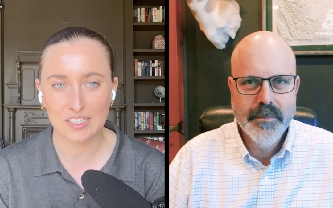 The Bulwark Podcast screencapture of Ryan and Lauren