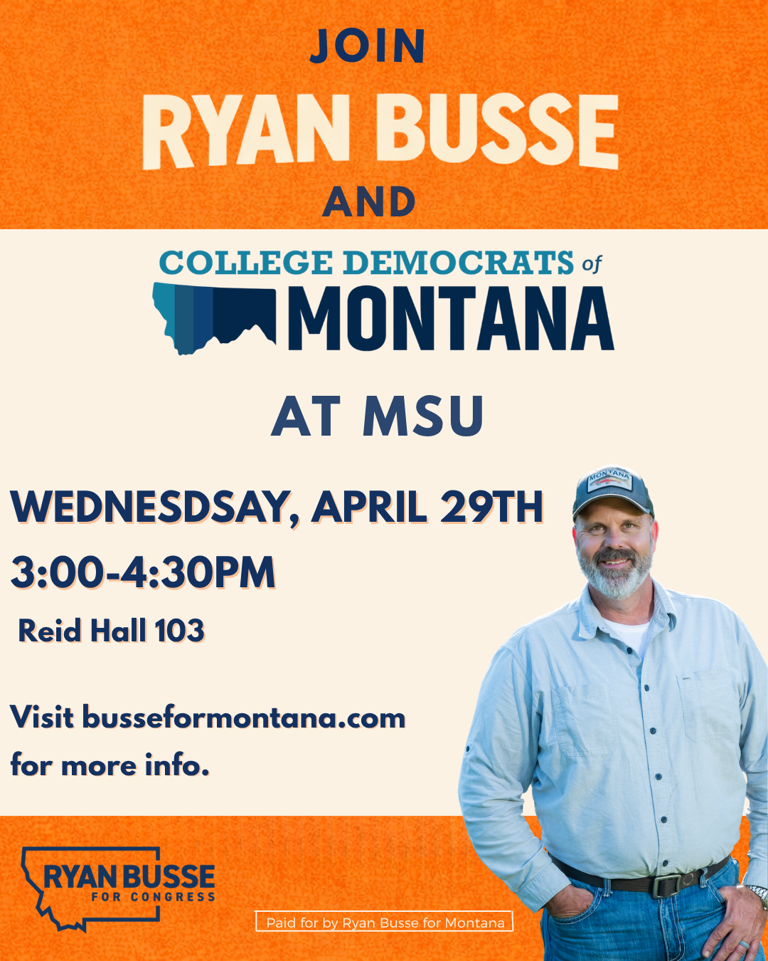 Meet Ryan in Whitefish 2026